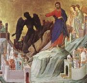 The Temptation of Christ on the Mountain (mk08) Duccio